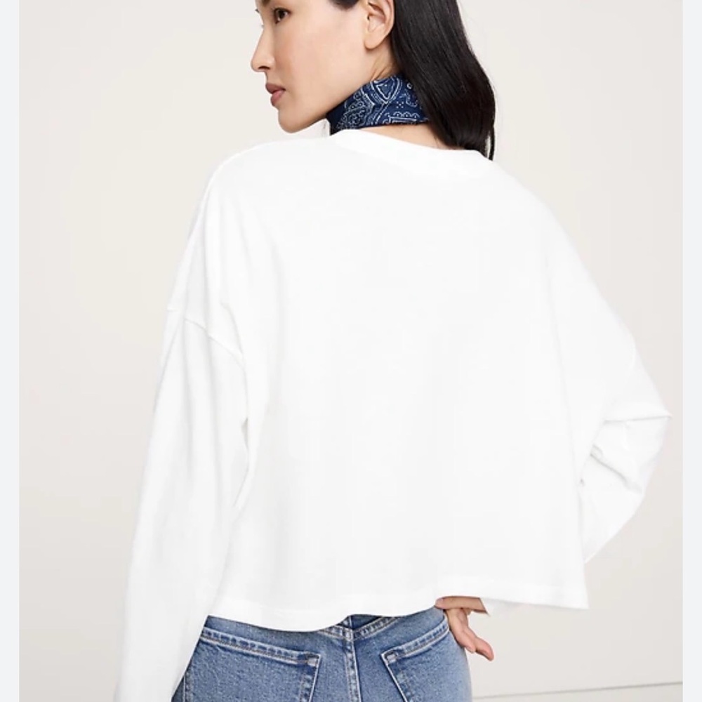 JERSEY COTTON CROPPED T-SHIRT